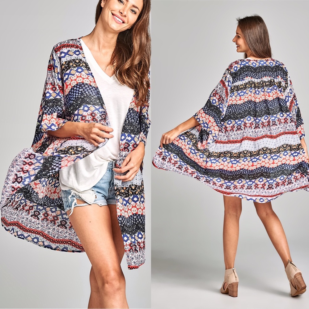 NWT Oversized Micro Floral MADE IN USA